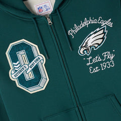 Philadelphia Eagles OVO x NFL Unisex Full-Zip Waffle-Lined Hoodie