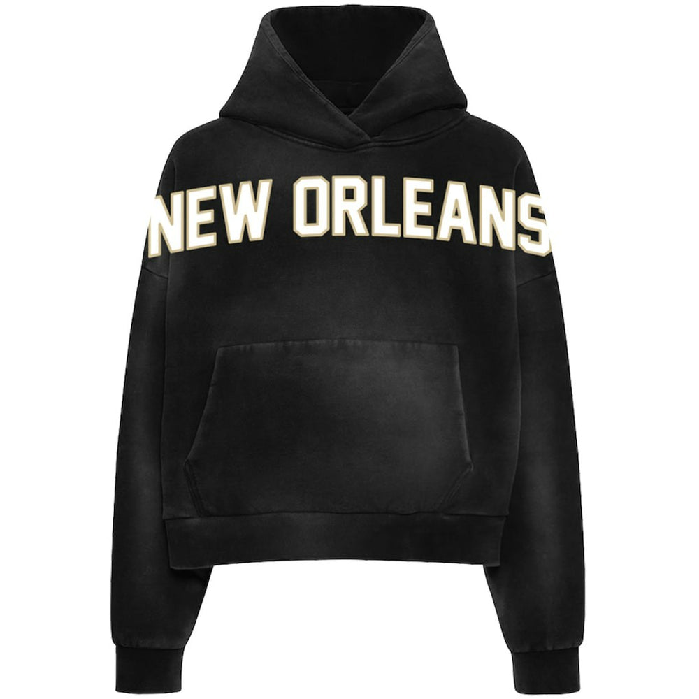 New Orleans Saints WRLDINVSN x Unisex Cozy Cropped Hoodie