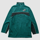 Philadelphia Eagles Fanatics NFL 2000s 1/4 Zip Sweatshirt