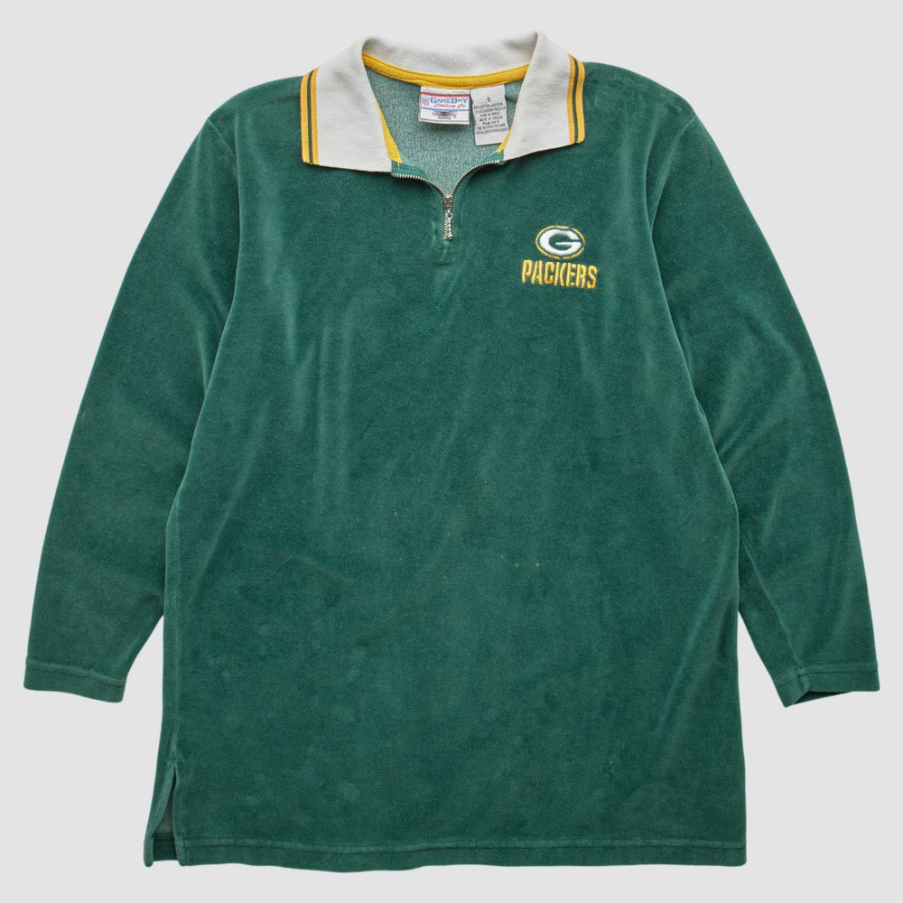 Green Bay Packers Fanatics Game Day Clothing 90s 1/4 Zip Sweatshirt