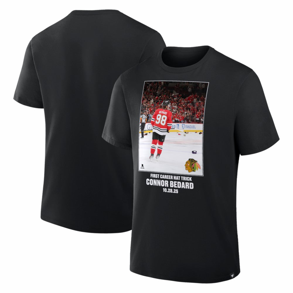Connor Bedard Chicago Blackhawks Legacy Milestone T-Shirt For Sale
