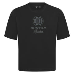 Boston Bruins Levelwear Shadow Surge Luxe Signature Knit T-Shirt On Sale