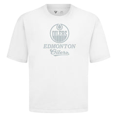 Edmonton Oilers Levelwear Shadow Surge Luxe Signature Knit T-Shirt On Sale