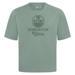 Edmonton Oilers Levelwear Shadow Surge Luxe Signature Knit T-Shirt Discount