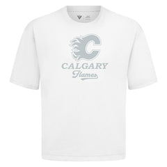 Calgary Flames Levelwear Shadow Surge Luxe Signature Knit T-Shirt On Sale