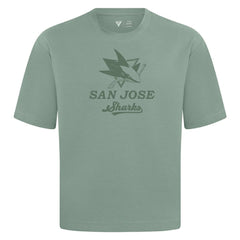 San Jose Sharks Levelwear Shadow Surge Luxe Signature Knit T-Shirt Sale