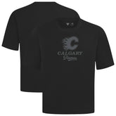 Calgary Flames Levelwear Shadow Surge Luxe Signature Knit T-Shirt Sale