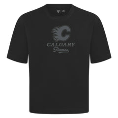 Calgary Flames Levelwear Shadow Surge Luxe Signature Knit T-Shirt Sale