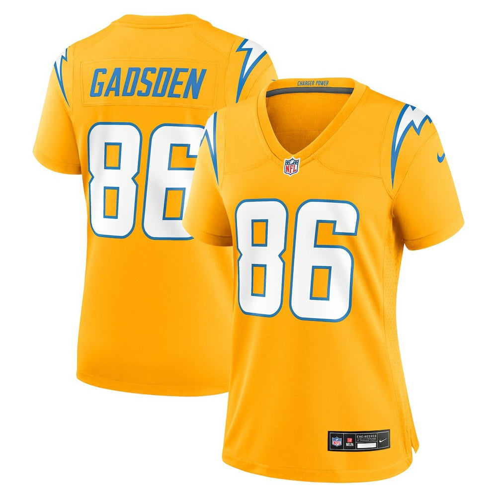 Los Angeles Chargers Nike Oronde Gadsden Women's Alternate Charger Power Game Jersey