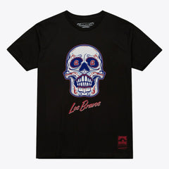 Atlanta Braves Mitchell & Ness Women's Sugar Skull Boxy T-Shirt | MLB On Sale