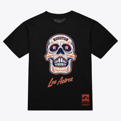 Houston Astros Mitchell & Ness Women's Sugar Skull Boxy T-Shirt | MLB For sale