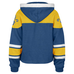 St. Louis Blues '47 Women's Cropped Lacer Hoodie Sale