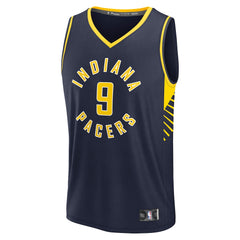 T.J. McConnell Indiana Pacers Fanatics Fast Break Replica Jersey - Navy - Icon Edition