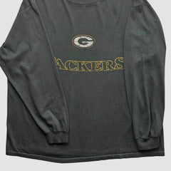 Green Bay Packers Fanatics Logo Athletic 2000s Long Sleeve T-shirt
