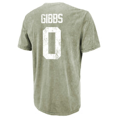 Detroit Lions Jahmyr Gibbs Majestic Threads Mineral Wash Name & Number T-Shirt