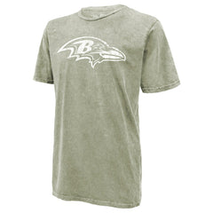 Baltimore Ravens Lamar Jackson Majestic Threads Mineral Wash Name & Number T-Shirt