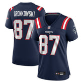 New England Patriots Nike Rob Gronkowski Women's Team Retired Player Game Jersey