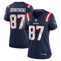 New England Patriots Nike Rob Gronkowski Women's Team Retired Player Game Jersey