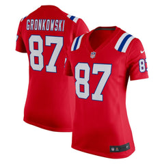 New England Patriots Nike Rob Gronkowski Women's Alternate Retired Player Game Jersey