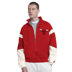 Chicago Bulls Starter The Gust Full-Zip Hooded Jacket For Sale
