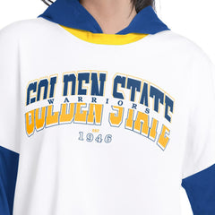 Golden State Warriors G-III 4Her by Carl Banks Women's Key Player Oversized Hooded Long Sleeve T-Shirt sale On Sale