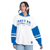 Dallas Mavericks G-III 4Her by Carl Banks Women's Key Player Oversized Hooded Long Sleeve T-Shirt sale Online