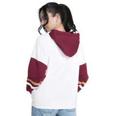 Cleveland Cavaliers G-III 4Her by Carl Banks Women's Key Player Oversized Hooded Long Sleeve T-Shirt sale Online