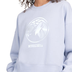 Minnesota Timberwolves Starter Women's Pastel Boxy Sweatshirt Discount