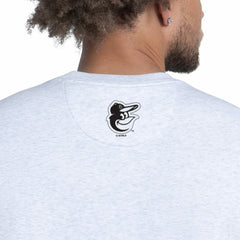 Baltimore Orioles Starter Face of Ice Blue French Terry Sweatshirt | MLB For sale