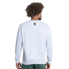 New York Mets Starter Face of Ice Blue French Terry Sweatshirt | MLB US