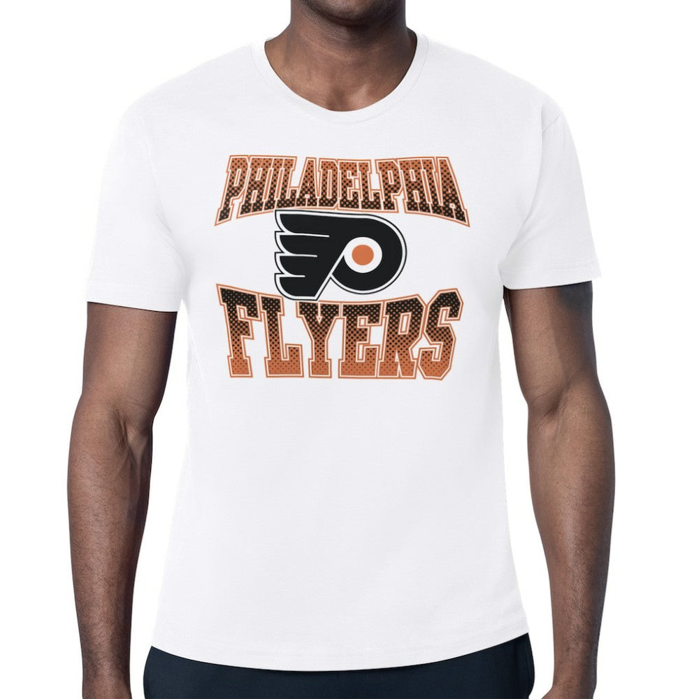Philadelphia Flyers Starter Comic Style Team Graphic T-Shirt For Sale