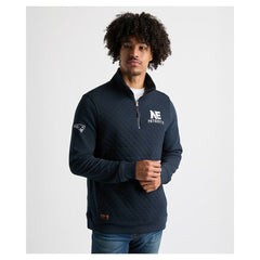 New England Patriots Charles River x Franconia Quilted Quarter-Zip Sweatshirt