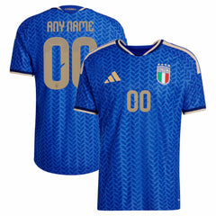 Italy National Team FIFA x World Cup 2026 Home On Field Custom Jersey Blue - Adidas