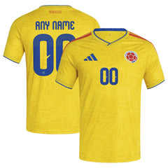 Colombia National Team FIFA x World Cup 2026 Home Replica Custom Jersey Yellow - Adidas