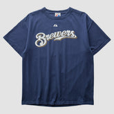 Milwaukee Brewers Majestic 2008 T-shirt | MLB Discount