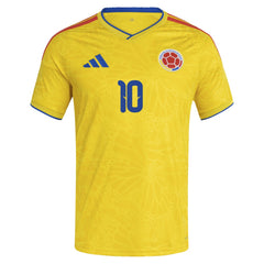 James Rodriguez Colombia National Team 2026 Home Replica Jersey Yellow - Adidas