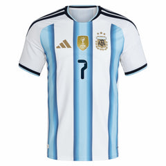 Rodrigo De Paul Argentina National Team 2026 Home Jersey White - Adidas