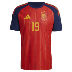 Lamine Yamal Spain National Team 2026 Home Jersey Red - Adidas