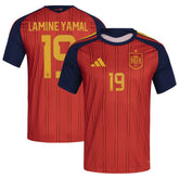 Lamine Yamal Spain National Team 2026 Home Replica Jersey Red - Adidas