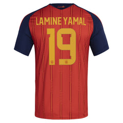 Lamine Yamal Spain National Team 2026 Home Replica Jersey Red - Adidas