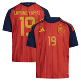 Lamine Yamal Spain National Team Youth 2026 Home Replica Jersey Red - Adidas