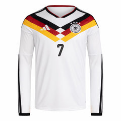 Kai Havertz Germany National Team 2026 Home Replica Long Sleeve Jersey White - Adidas