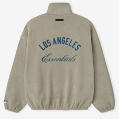Los Angeles Dodgers Fear of God x MLB Unisex Modern Suede Half-Zip Jacket | MLB US