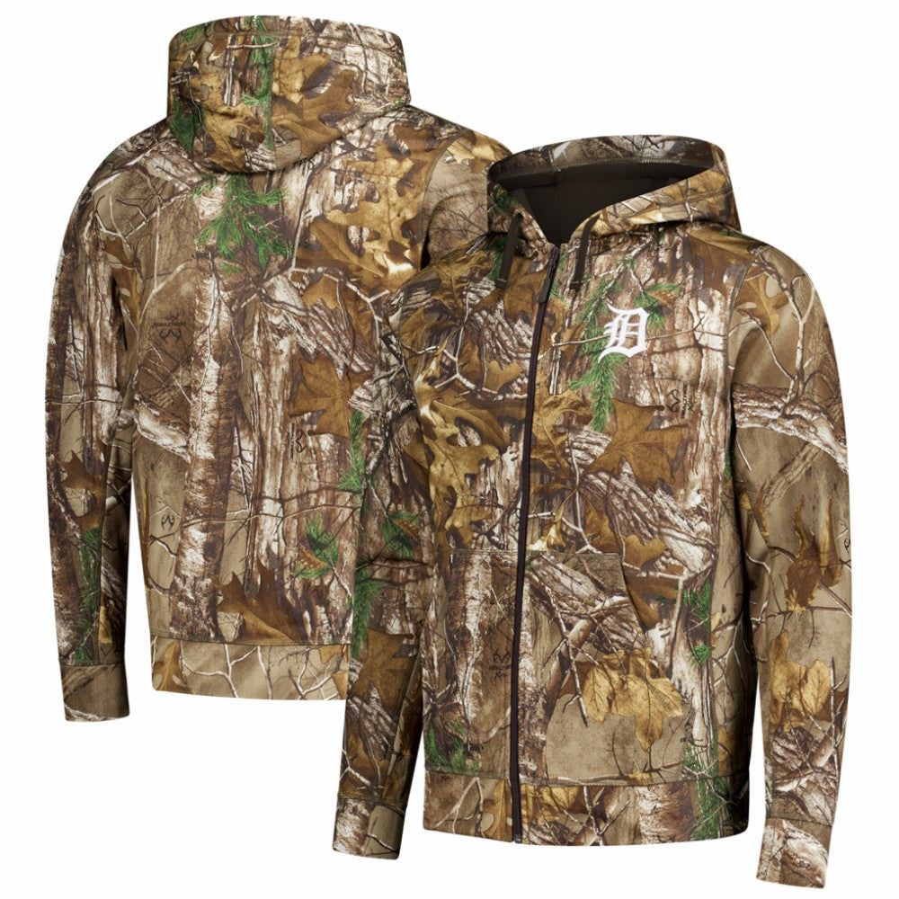 Detroit Tigers Dunbrooke Trophy Realtree Full-Zip Hoodie | MLB New