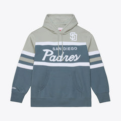 San Diego Padres Mitchell & Ness Cooperstown Collection Thunderstorm Head Coach Hoodie | MLB New