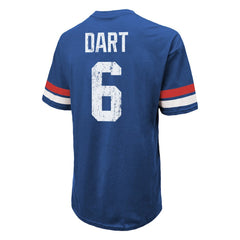 New York Giants Jaxson Dart Majestic Threads Oversized T-Shirt