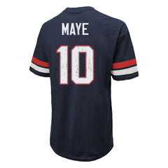 New England Patriots Drake Maye Majestic Threads Oversized T-Shirt