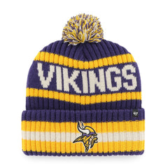Minnesota Vikings 47 brand '47 Bering Cuffed Knit Hat with Pom