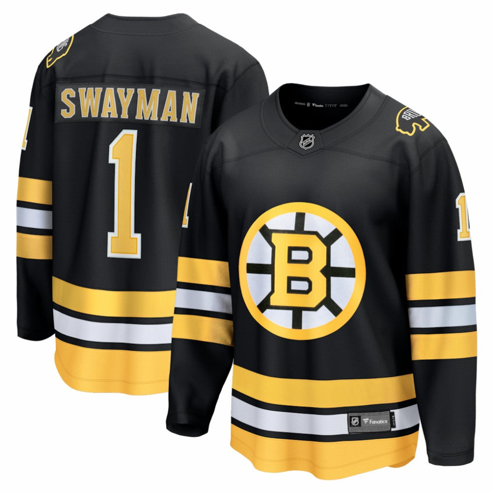 Jeremy Swayman Boston Bruins Fanatics Home Breakaway Jersey Outlet