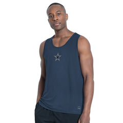 Dallas Cowboys MSX by Michael Strahan Energy Scoop Neck Tank Top